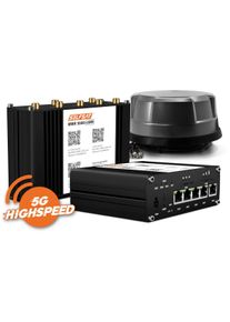 Selfsat MWR 5560 eSIM LTE-/WLAN Router, inkl. Panorama Antenne, schwarz