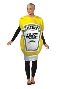 Costume da bottiglia di senape Heinz