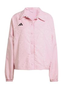 adidas Sportswear Ženy Sportovn&iacute; bunda 'TIRO Q3' růžov&aacute; / čern&aacute; M