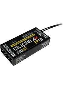 Jeti Duplex R9 9-Kanal Empfänger 2,4GHz Stecksystem JR Telemetriedatenanzeige schwarz