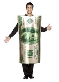Déguisement de billet de 100 dollars
