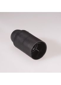 SCHAUM Isolierstofffassung E14, glatter Mantel, schwarz (211001)