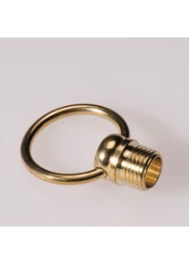 SCHAUM Ringnippel mit Bund und beweglichem Ring, M10x1, Messing (295012)
