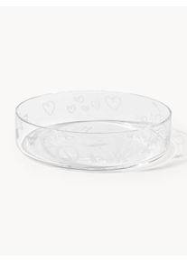 Westwing I Crosby Studios, ručně vyrobená mísa Cristal Transparentní Sklo Ø 18 cm, V 5 cm | Westwing Collection