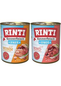 Rinti Kennerfleisch Junior multipack 24× 800 g