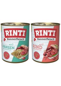 Rinti Kennerfleisch pur mix hovězí a bachor 24× 800 g