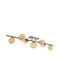 Brilagi Brilagi - LED Přisazený lustr MILLA 7xG9/3W/230V lesklý chrom/zlatá