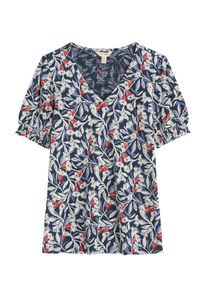 Seasalt Cornwall Ženy Top 'Rosehip' marine modrá / červená třešeň / bílá M