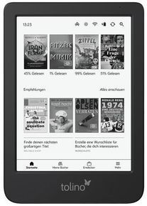 Tolino Shine 5 6" eBook-Reader MediaTEK MT8113L 1GHz 512MB RAM 16GB Touch-Display Bluetooth schwarz