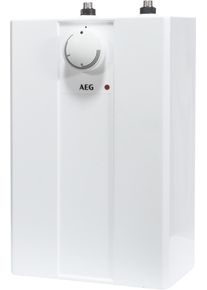 AEG HUZ 5 Basis Warmwasserspeicher Kleinspeicher offen drucklos Untertischmontage 5 Liter weiß