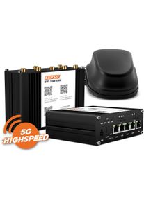 Selfsat MWR 5560 eSIM LTE-/WLAN Router, inkl. Selfsat 5G Antenne schwarz