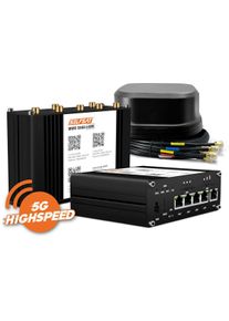 Selfsat MWR 5560 eSIM LTE-/WLAN Router, inkl. SATCO 5G Antenne schwarz