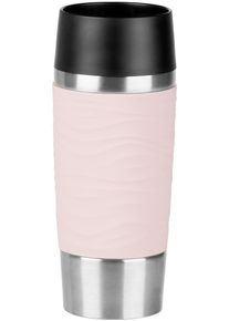 Emsa Travel Mug Waves Trinkbecher, 360ml, rosa