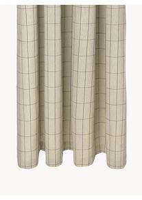 ferm LIVING Sprchový závěs z organické bavlny Chambray, vodoodpudivý Béžová Bavlna, Organická bavlna Š 160 cm, D 205 cm