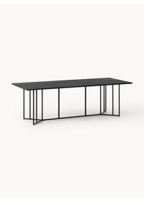 Jídelní stůl z mangového dřeva Luca, v různých velikostech Černá Dřevo, Masivní dřevo Š 240 cm, H 100 cm | Westwing Collection
