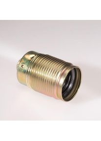 SCHAUM Metallfassung E27, Außengewindemantel, messingfarben (212723)
