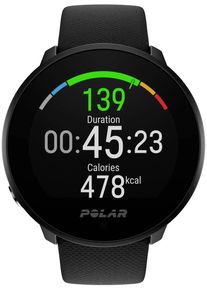 Polar Unite Smartwatch Fitness-Uhr Sportuhr Pulsmesser Herzfrequenz Kalorienverbrauch Schlafphasen Analyse schwarz