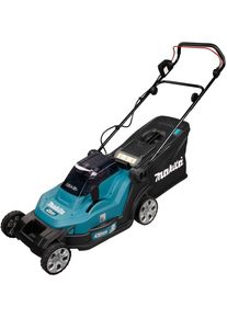 Makita DLM432Z Akku Rasenmäher 50 Liter Schnittbreite max. 43cm 3600U/min ohne Akku blau