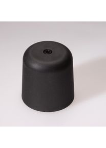 SCHAUM Leuchtenbaldachin, 68mm hoch, Kunststoff schwarz (291022/U)