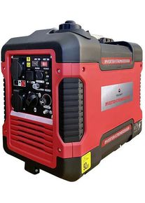 Toolcraft QL2000I Benzin Inverter-Stromerzeuger 4-Takt 4 Liter 230V/AC 12V/DC 1700 Watt rot schwarz