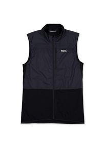 Mons Royale Women's Diversion Merino Wind Vest Cycling vest Women (XL, black/blue)