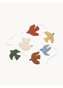 Ferm Living Kids Girlanda z organické bavlny Swif Bird Barevná Bavlna, Organická bavlna D 220 cm