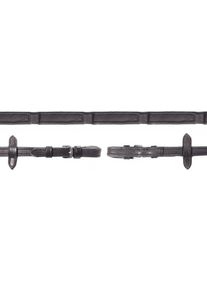 Schockemöhle Sports Schockemöhle Durasoft SP Zügel, black/silver, WB