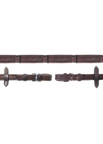 Schockemöhle Sports Schockemöhle Durasoft Wide SP Zügel, WB, dark brown/silver