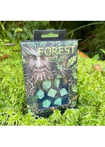 Set di Dadi RPG Tundra Forestale 7 pezzi