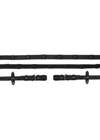 Schockemöhle Sports Schockemöhle Durasoft Grip Wide SP Zügel, WB, black/silver