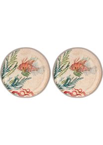 Rose & Tulipani Sea Life Obst-Teller, 2er-Set