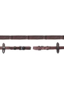 Schockemöhle Sports Schockemöhle Durasoft SP Zügel, dark brown/silver, WB