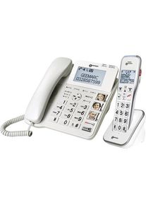 geemarc AMPLIDECT 595 COMBI schnurgebundenes Seniorentelefon Anrufbeantworter Freisprechen Anrufsignalisierung