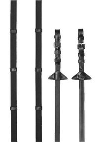 LeMiuex Continental Zügel, schwarz/silber, Full