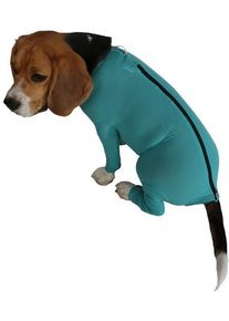 VetMedCare Dog Body | 4 Beine | unisex mit Reißverschluss | grün | M | Grün