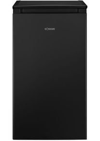 Bomann KS 7254 Stand-Kühlschrank 45cm breit 91 Liter LED-Innenraumbeleuchtung stufenlose Temperaturregelung schwarz