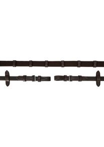 Schockemöhle Sports Schockemöhle Durasoft Web SP Zügel, WB, dark brown/silver