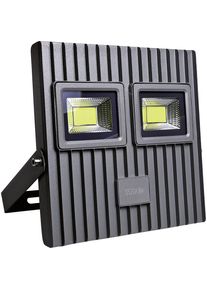 M-E LS-100 G LED-Flutlichtstrahler Scheinwerfer Fluter Innen Außen 6000K 100W schwarz