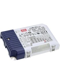 MW Mean Well LCM-40DA LED-Treiber Konstantstrom PFC-Schaltkreis Überlastschutz dimmbar 42 Watt 0,35-1,05A 2-100V/DC