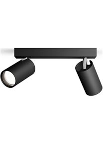 Philips Idris Deckenstrahler Deckenleuchte GU10 schwarz