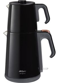 ARZUM Cay Sefasi Teebereiter Teekocher 1650 Watt 1,8 Liter Warmhaltefunktion schwarz