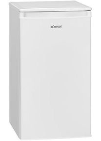 Bomann KS 7349 Stand-Kühlschrank 45cm breit 91 Liter Gefrierfach 2 Glasablagen weiß