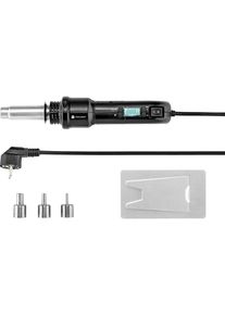 Toolcraft ZD-8907 Entlötkolben SMD Heißluftkolben Lötpistole 300 Watt 200-500 °C Löten Entlöten schwarz