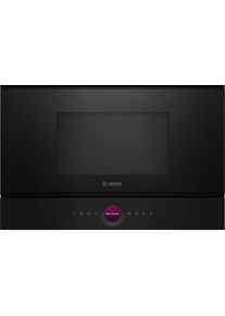 Bosch BER7321B1 Serie 8 Einbau-Mikrowelle 21 Liter 59,4cm breit 900 Watt Großflächengrill AutoPilot 10 schwarz