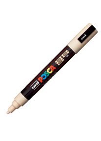uni-ball POSCA Pigmentmarker PC-5M, beige Rundspitze, Strichstärke: