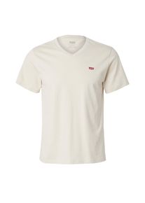 LEVI'S ® Muži Tričko 'Housemark V-Neck Tee' červená / přírodní bílá M