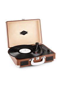 Auna Peggy Sue, retro gramofon, LP, USB, hnědý