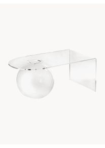 Iplex Konferenční stolek Boolla s vázou Transparentní Š 90 cm, V 41 cm, H 48 cm