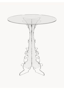 Iplex Odkládací stolek Luisa Transparentní ø 50 cm, výš. 60 cm