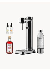 AARKE Sada výrobníku perlivé vody Carbonator 3, 5 dílů Stříbrná Š 16 cm, V 42 cm